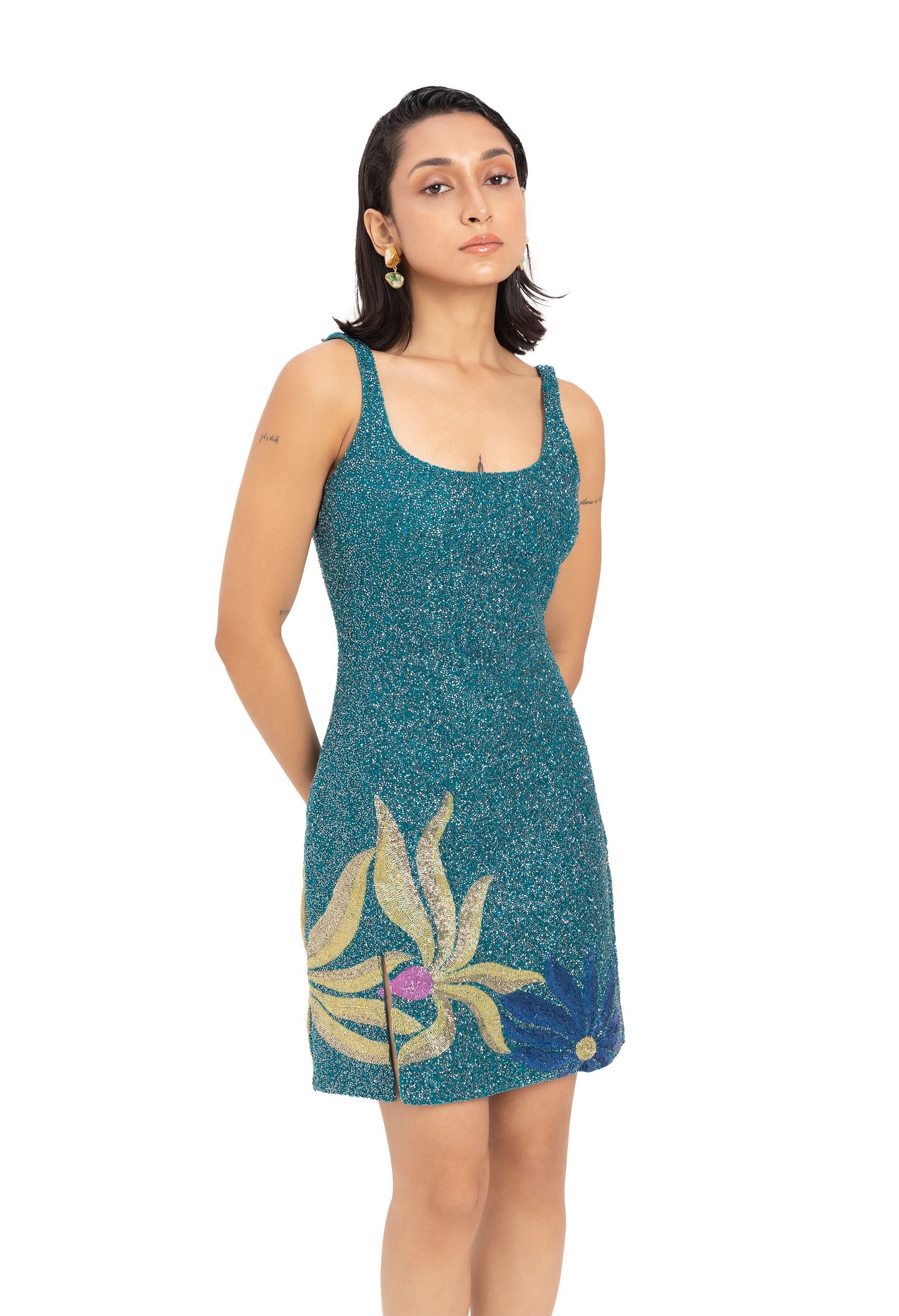 Botanical Cosmos Dress